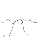 underwater volcano drawing by Hannah in Artbitrator
