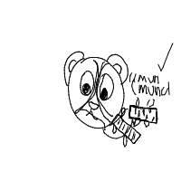 panda eating bamboo drawing by guest-x260xiutm in Artbitrator