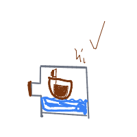 ship in bottle drawing by guest-lrnas3eyx in Artbitrator