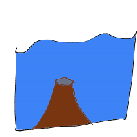 underwater volcano drawing by player-yenhj4mzp in Artbitrator