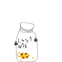 last cookie in jar drawing by melon in Artbitrator