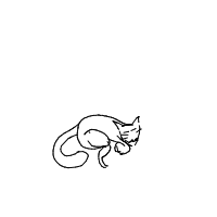sleeping cat drawing by samsammaydrew in Artbitrator