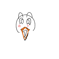 excited penguin drawing by samsammaydrew in Artbitrator