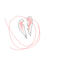 broken heart drawing by samsammaydrew in Artbitrator