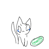 cat vs cucumber drawing by guest-i7zwmlqol in Artbitrator