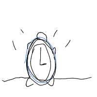 alarm clock ringing drawing by guest-i7zwmlqol in Artbitrator
