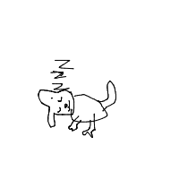 sleepy dog drawing by guest-445no3gks in Artbitrator