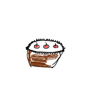cupcake with cherry drawing by guest-ycjquql1b in Artbitrator