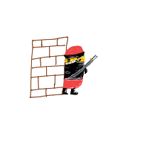 ninja hiding poorly drawing by guest-0f0qryepl in Artbitrator