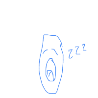 yawning drawing by coneycatcher in Artbitrator