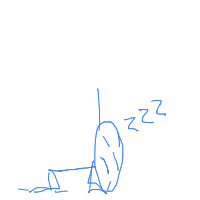 sleeping drawing by coneycatcher in Artbitrator