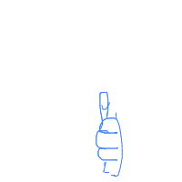 thumbs up drawing by coneycatcher in Artbitrator