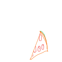 pizza slice drawing by coneycatcher in Artbitrator