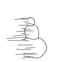 waving snowman drawing by kmpy76 in Artbitrator