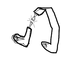 break a leg drawing by kmpy76 in Artbitrator