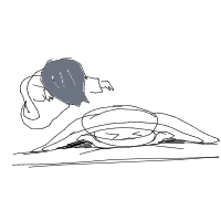 hiding under blanket drawing by guest-kqakait00 in Artbitrator