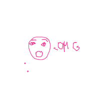 surprised face drawing by mirandaa in Artbitrator