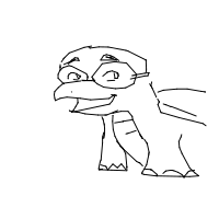turtle with glasses drawing by guest-wiu7un0y9 in Artbitrator