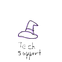 wizard tech support drawing by guest-01q35f941 in Artbitrator