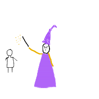 wizard casting spell drawing by guest-bgpd4hgy2 in Artbitrator