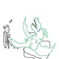dragon in therapy drawing by guest-k6hasqi6i in Artbitrator
