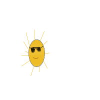 sun wearing sunglasses drawing by adyyf in Artbitrator
