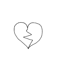 broken heart drawing by guest-hxx3t3c64 in Artbitrator