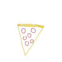 pizza slice drawing by guest-hxx3t3c64 in Artbitrator