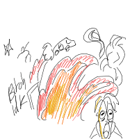 space station disaster drawing by banezia in Artbitrator