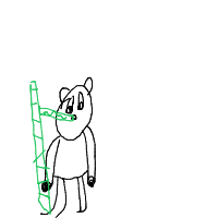 panda eating bamboo drawing by guest-bris3i5ri in Artbitrator