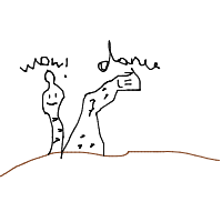 dancing cactus drawing by guest-wiw3iwwdd in Artbitrator