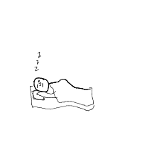 sleeping drawing by adyyf in Artbitrator