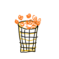 popcorn overflowing drawing by guest-8cuzr2kms in Artbitrator
