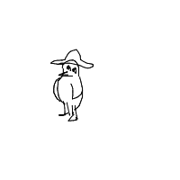 penguin with a hat drawing by guest-dx55d2xvy in Artbitrator