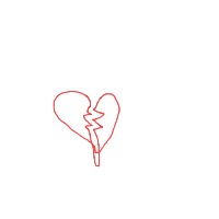 broken heart drawing by guest-9je3nbuek in Artbitrator