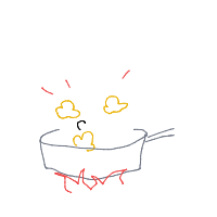 popcorn popping drawing by guest-9qwdzra19 in Artbitrator