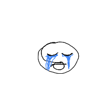 crying drawing by sini in Artbitrator