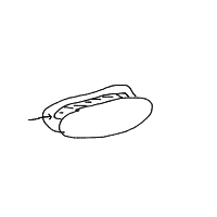 hot dog drawing by guest-kkyv6kjzd in Artbitrator