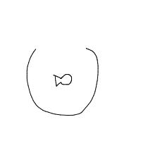 fish in bowl drawing by kevin in Artbitrator