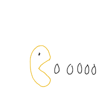 pac-man drawing by zari in Artbitrator