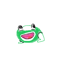 happy frog drawing by colt in Artbitrator