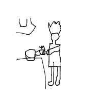 chef cooking drawing by yigitgogh in Artbitrator