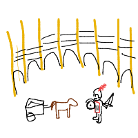 gladiator arena drawing by kevin in Artbitrator