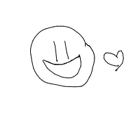 happy face drawing by stella in Artbitrator