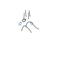 sad face drawing by stella in Artbitrator