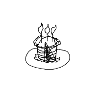 birthday cake drawing by stella in Artbitrator