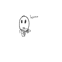 hand on chin drawing by adzwinz123 in Artbitrator