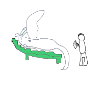 dragon in therapy drawing by adzwinz123 in Artbitrator