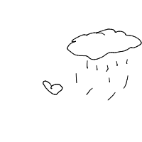 rain cloud drawing by alero in Artbitrator