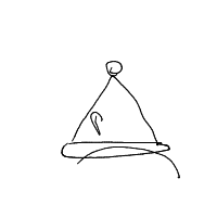 party hat drawing by alero in Artbitrator